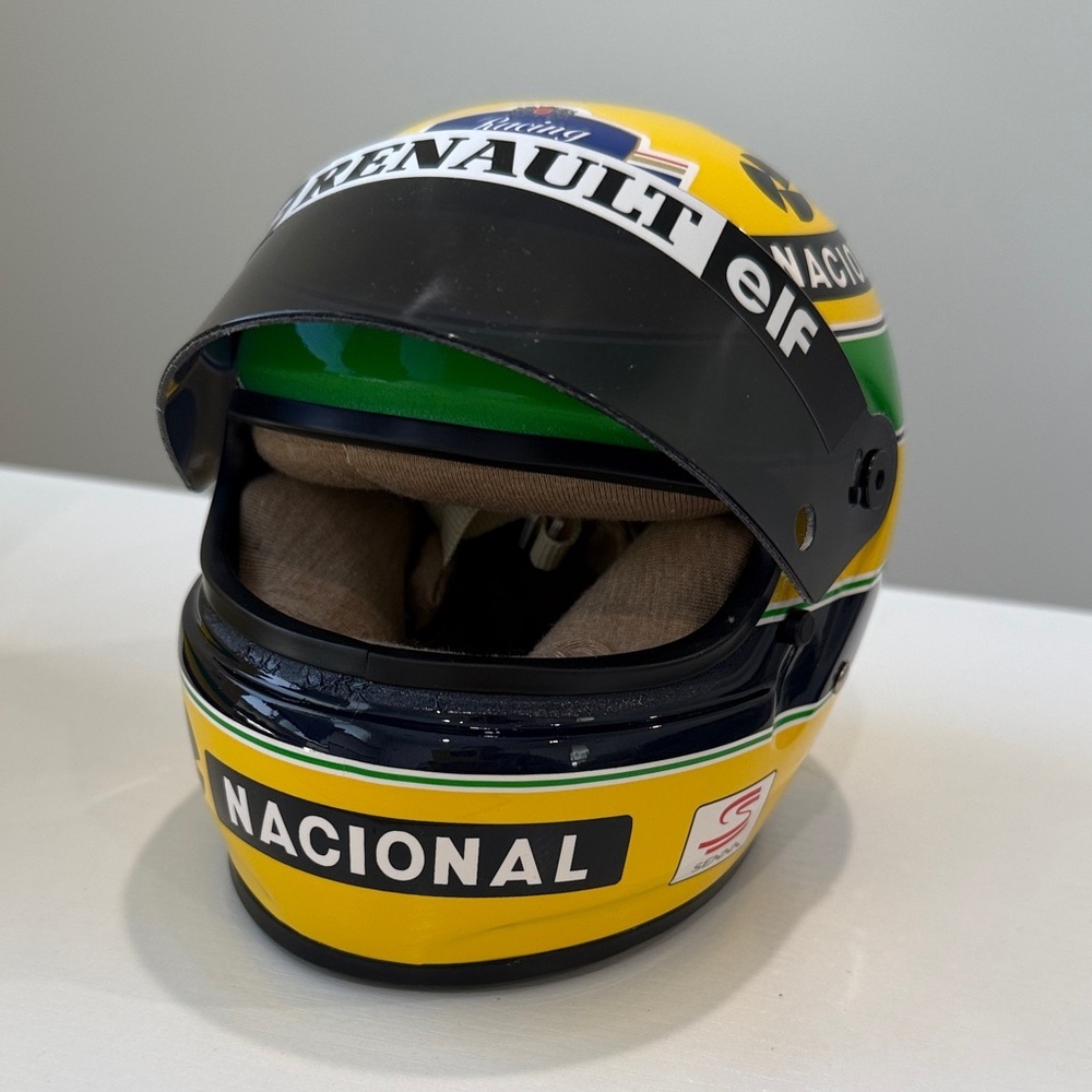 1994 Ayrton Senna 1:2 mini helmet Williams Renault Formula 1 F1 - Picture 5 of 6